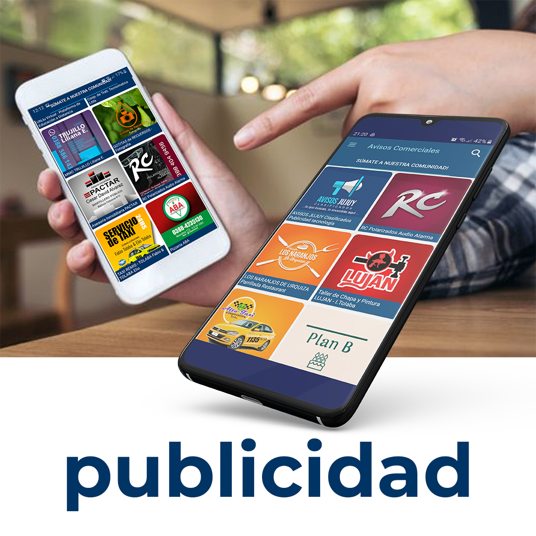 Publicidad en la App AvisosJujuy